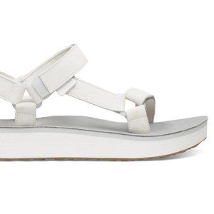 Teva Women's Midform Universal Leather - White/Grey - Size 9 - EUC
